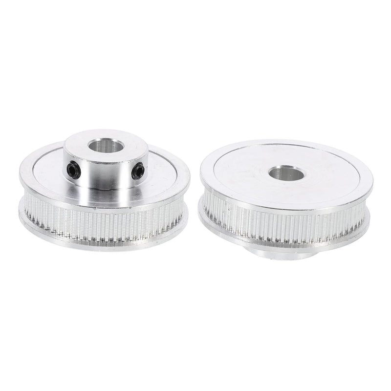 2Pcs Aluminum Synchronous Wheel Timing Belt Pulley Rod For 3D Printer Accessories - Image 1